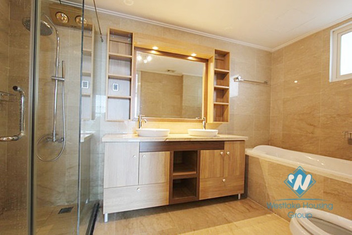 Large size wonderful apartment for rent in Ciputra Compound, Tay Ho, Hanoi